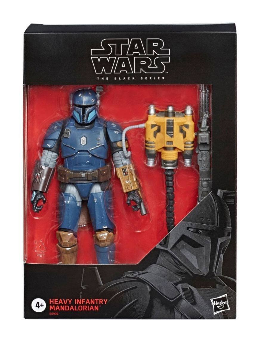 Fanteria Pesante Star Wars Mandalorian Black Series Action Figure Heavy Infantry Exclusive 15 Cm
