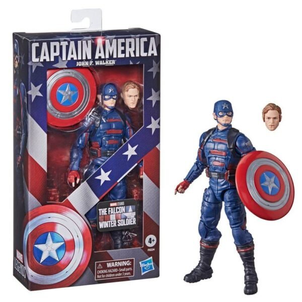 Captain America John F Walker The Falcon And The Winter Soldier Marvel Legends Action Figure 2021 July 2021