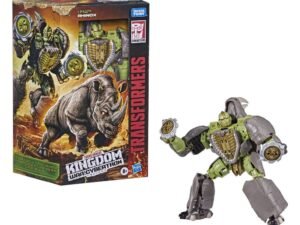 Transformers Generations War For Cybertron Kingdom Action Figures Voyager 2021 W4 Rhinox 18 Cm