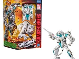 Transformers Generations War For Cybertron Kingdom Action Figures Voyager 2021 W4 Tigatron 18 Cm
