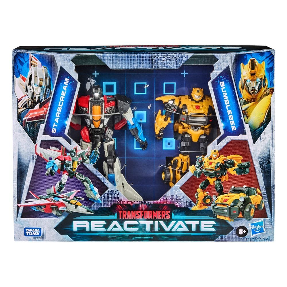 Bumblebee Starscream Transformers Reactivate Action Figure 2 Pack 16 Cm