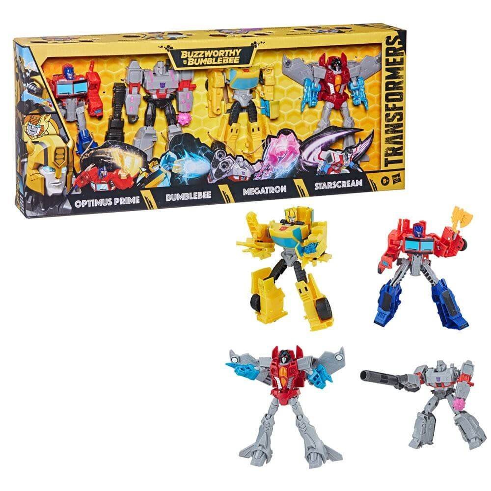 Transformers Buzzworthy Bumblebee Action Figure 4 Pack Warriors 14 Cm End November 2021