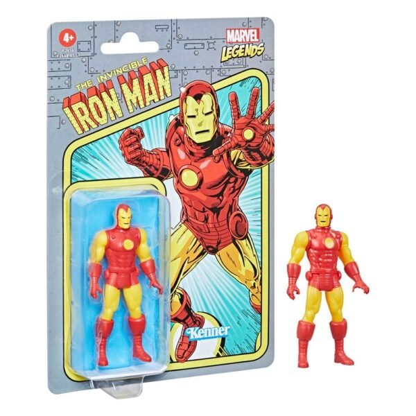 Marvel Legends Retro Collection Action Figure 2022 Iron Man 10 Cm