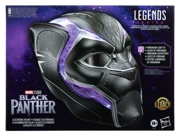 Black Panther Marvel Legends Series Electronic Helmet Black Panther