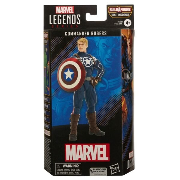 Commander Rogers Marvel Legends Action Figure Baf Totally Awesome Hulk 15 Cm