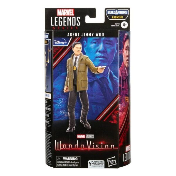 Agent Jimmy Woo Wandavision Marvel Legends Action Figure Khonshu Baf 15 Cm