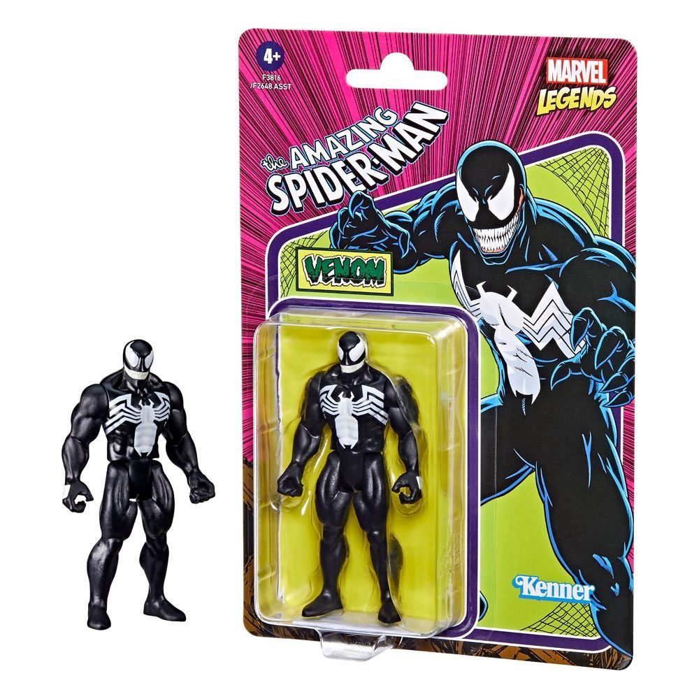 The Amazing Spider Man Marvel Legends Retro Collection Action Figure 2022 Venom 10 Cm