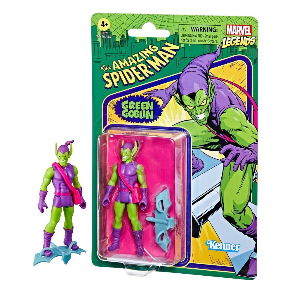 The Amazing Spider Man Marvel Legends Retro Collection Action Figure 2022 Green Goblin 10 Cm