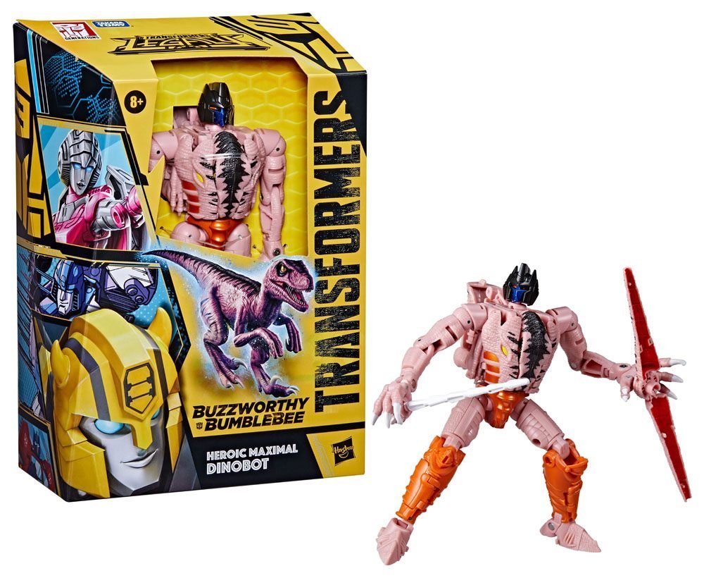 Transformers Generations Legacy Buzzworthy Bumblebee Action Figure Heroic Maximal Dinobot 18 Cm