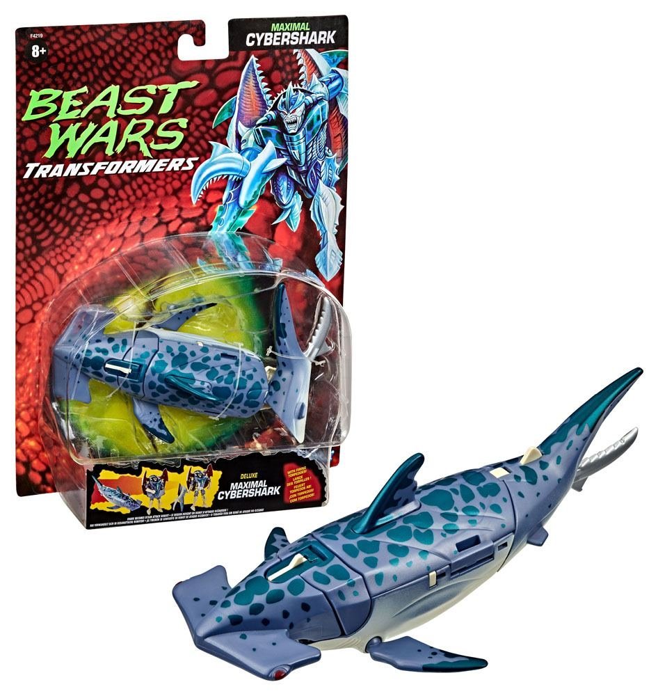 Cybershark 13 Cm Transformers Beast Wars Vintage Actionfigur Maximal