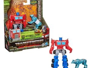 Optimus Prime And Chainclaw Action Figure Beast Alliance Weaponizer Transformers Rise Of The Beasts 13 Cm