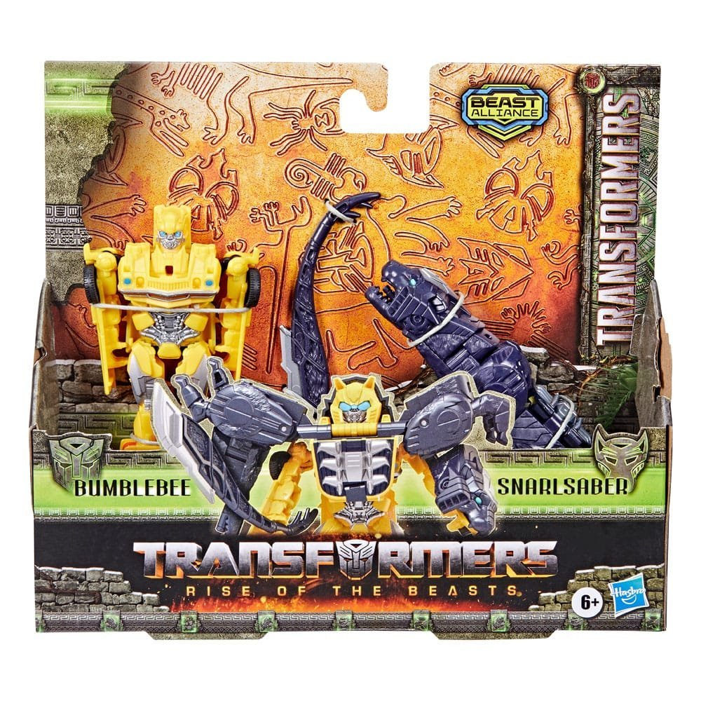 Bumblebee And Snarlsbear Action Figure Beast Alliance Combiner Transformers Rise Of The Beasts 13 Cm