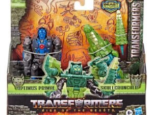 Optimus Primal And Skullcruncher Action Figure Beast Alliance Combiner Transformers Rise Of The Beasts 13 Cm