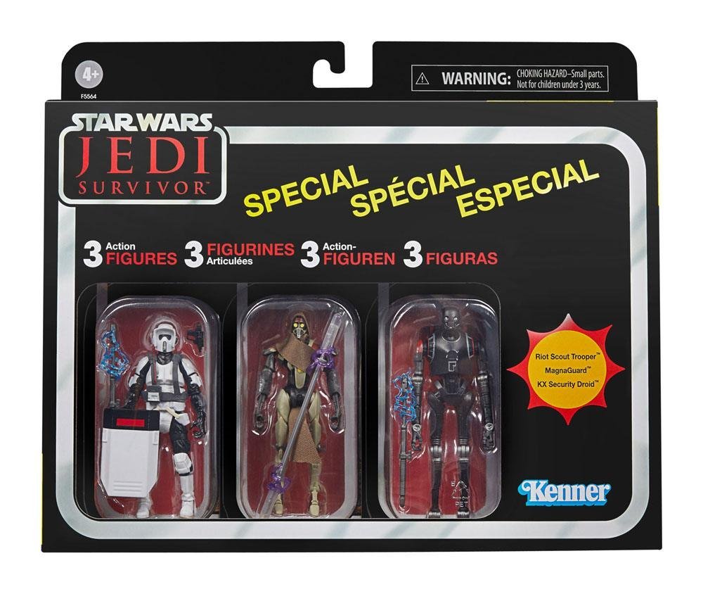 Star Wars Jedi Survivor Vintage Collection Gaming Greats Action Figure 3 Pack 2022 Special 10 Cm