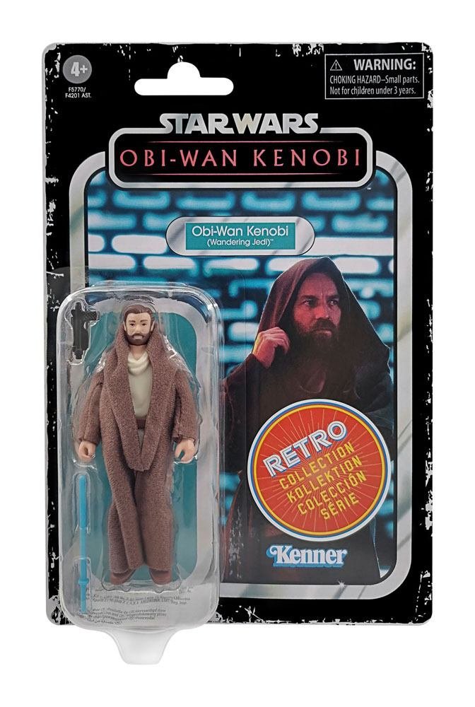 Star Wars Obi Wan Kenobi Retro Collection Action Figure 2022 Obi Wan Kenobi Wandering Jedi 10 Cm