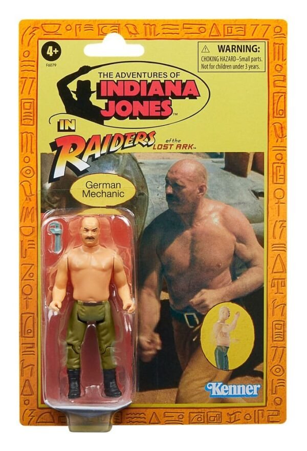 German Mechanic Indiana Jones Raiders Of The Lost Ark Retro Collection Action Figure 10 Cm