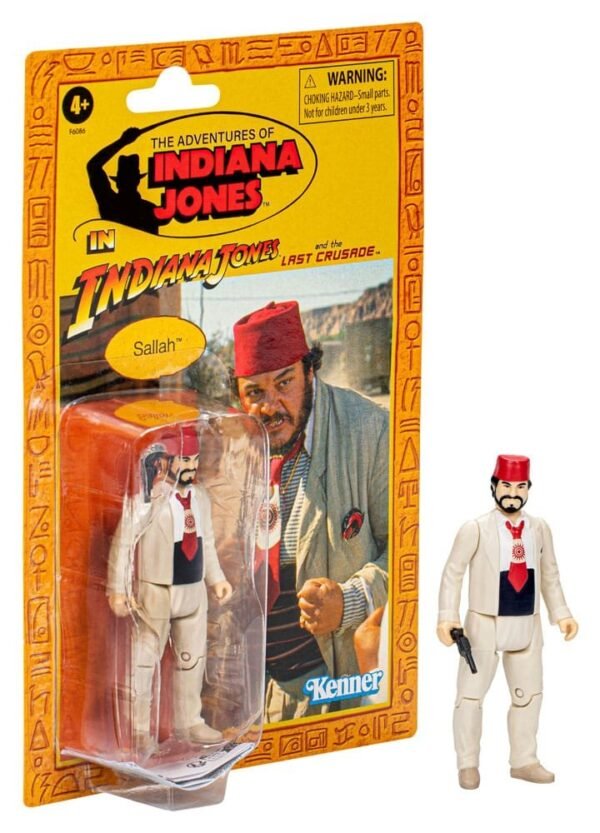Sallah Indiana Jones The Last Crusade Retro Collection Action Figure 10 Cm