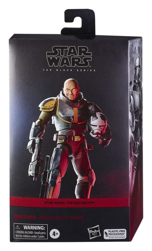 Wrecker Mercenary Gear Star Wars The Bad Batch Black Series Action Figure 15 Cm