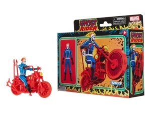Marvel Legends Retro Collection Action Figure With Vehicle Ghost Rider 10 Cm