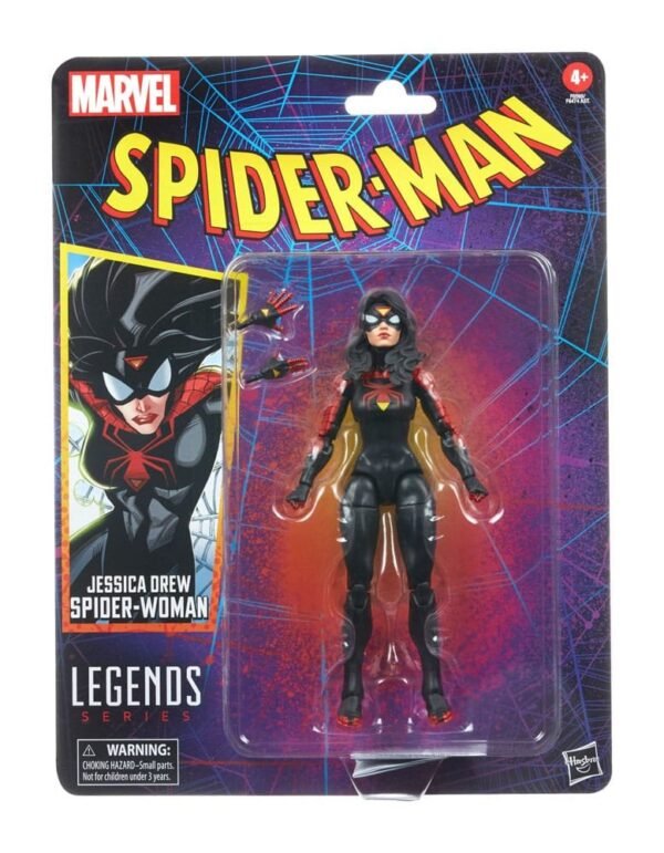 Jessica Drew Spider Woman Spider Man Marvel Legends Retro Collection Action Figure 15 Cm