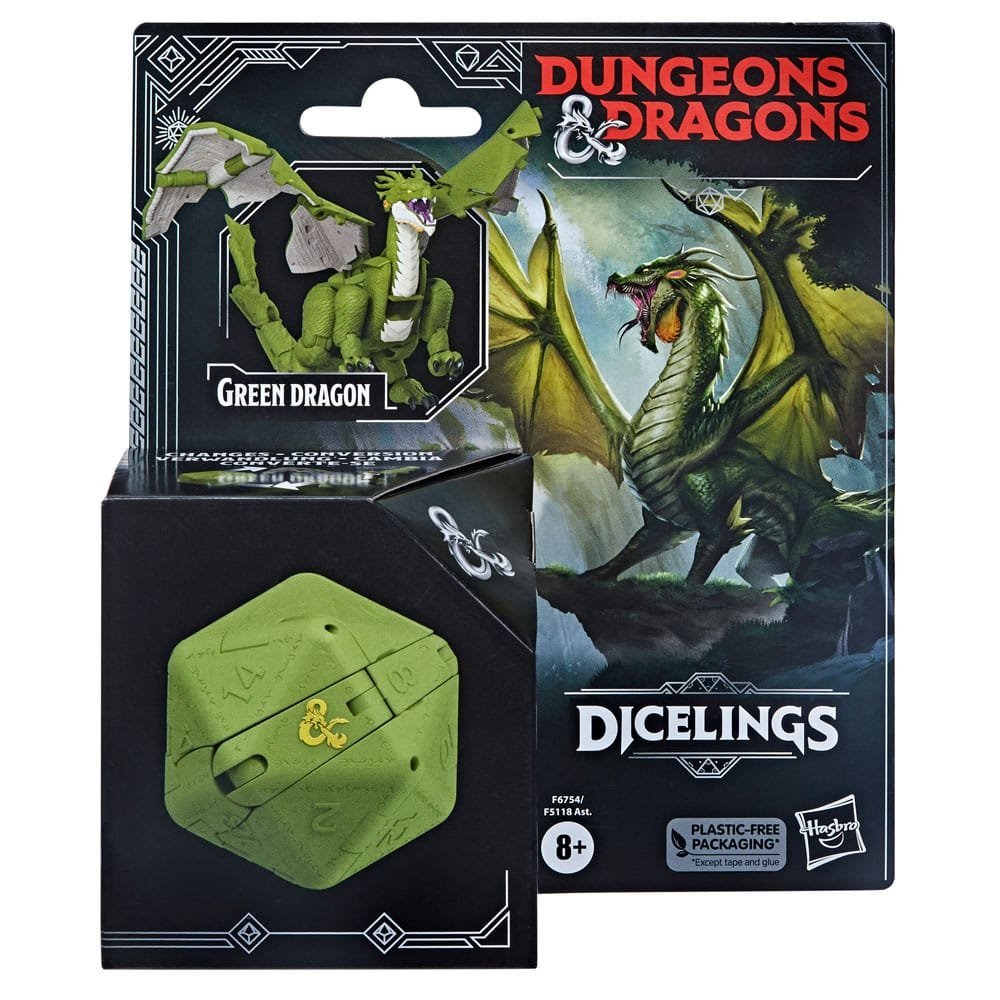 Green Dragon Dungeons And Dragons Dicelings Action Figure