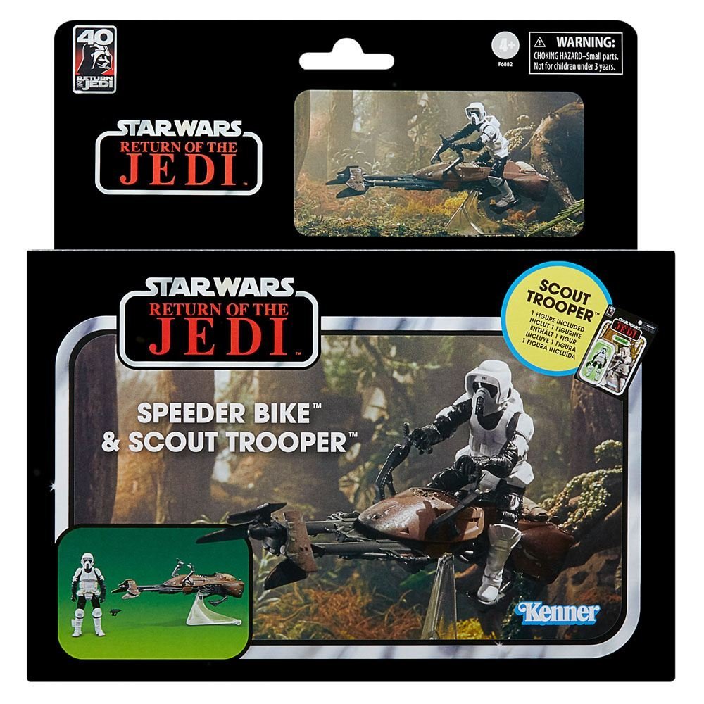 Speeder Bike Scout Trooper Star Wars Episode Vi Vintage Collection Vehicle With Figure