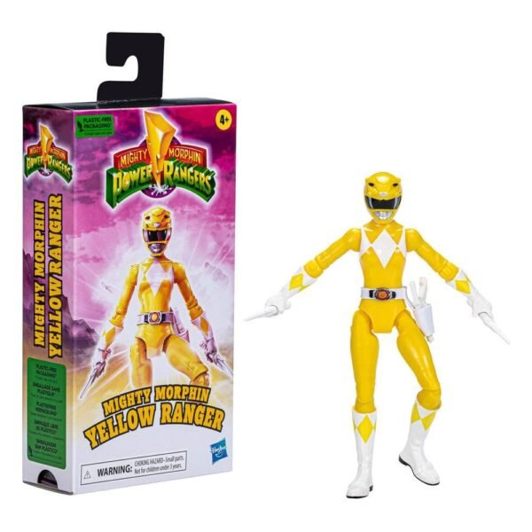 Yellow Ranger Power Rangers Action Figure Mighty Morphin 15 Cm