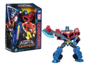 Optimus Prime Animated Universe Transformers Generations Legacy United Voyager Class Action Figure 18 Cm