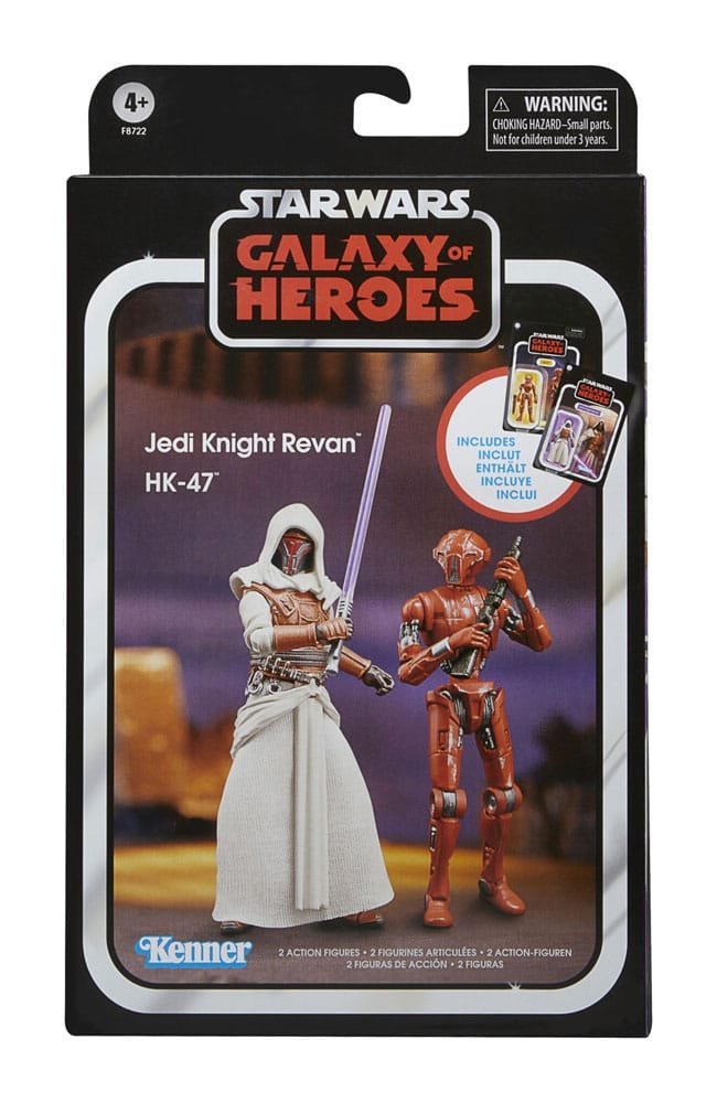 Jedi Knight Revan Hk 47 Star Wars Galaxy Of Heroes Vintage Collection Action Figure 2 Pack 10 Cm