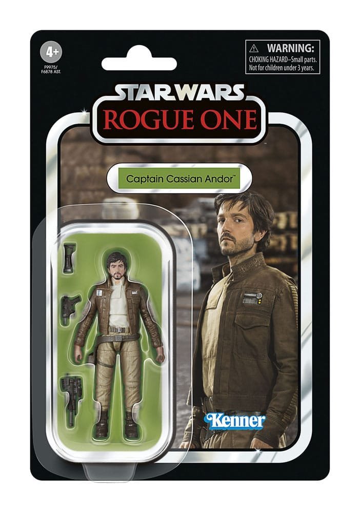 Captain Cassian Andor Star Wars Rogue One Vintage Collection Action Figure 10 Cm