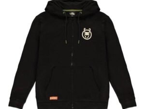 Loki Hooded Sweater Logo Badge Felpa