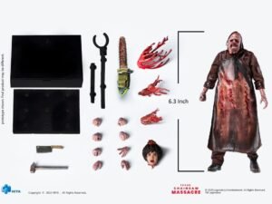 Leatherface Texas Chainsaw Massacre 2022 Exquisite Super Series Action Figure 1 12 16 Cm