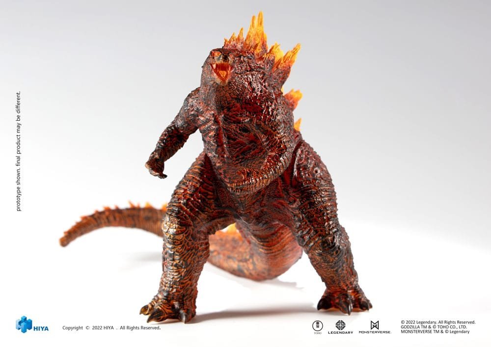 Burning Godzilla News Year Exclusive Godzilla King Of The Monsters Stylist Series Pvc Statue 20 Cm