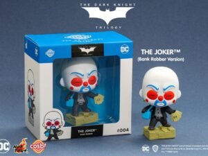 The Joker Bank Robber Batman The Dark Knight Trilogy Cosbi Mini Figure 8 Cm
