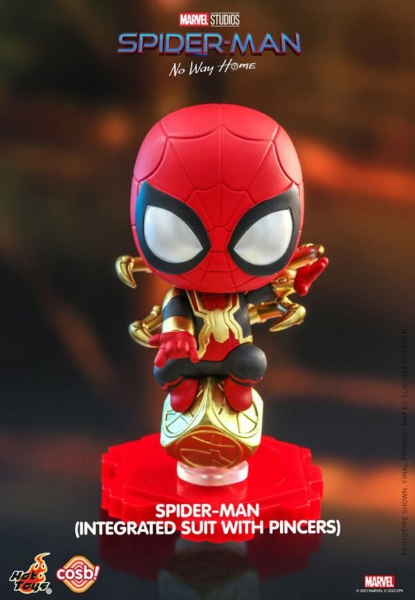 Spider Man Integrated Suit Spider Man No Way Home Cosbi Mini Figure 8 Cm