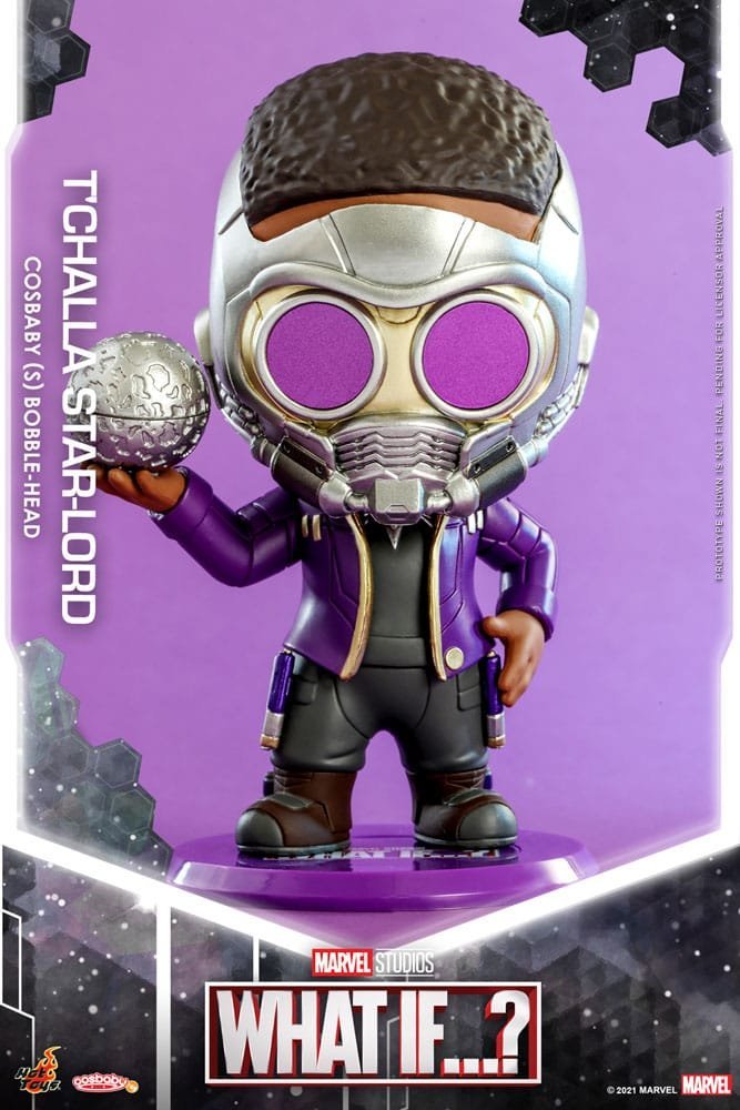 Tchalla Star Lord Marvel What If Cosbaby S Mini Figure 10 Cm