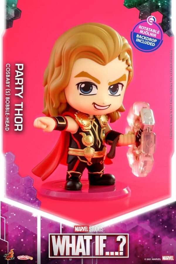 Party Thor What If Marvel Cosbaby Mini Figure 10 Cm