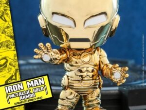 Iron Man Metallic Gold Armor Marvel Comics Cosbaby S Mini Figure 10 Cm