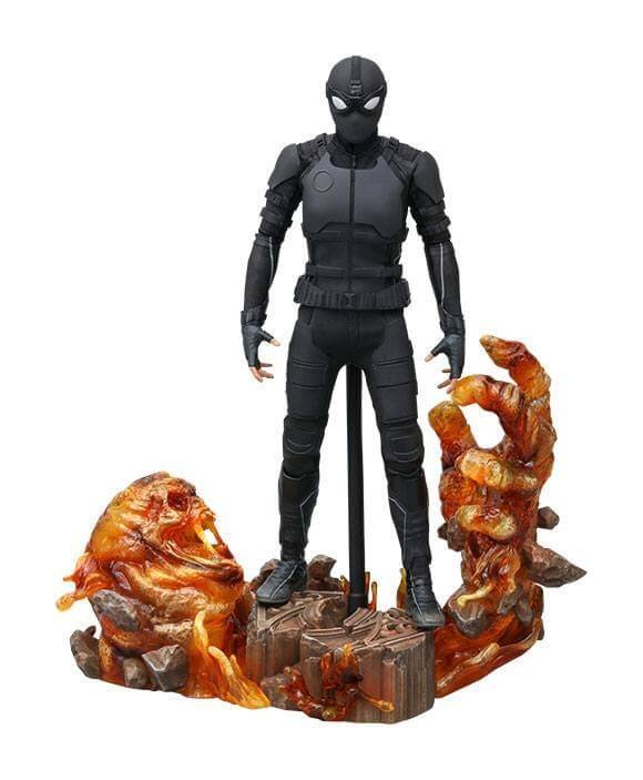 Spider Man Stealth Suit Deluxe Far From Home Masterpiece Action Figure 1 6 29 Cm