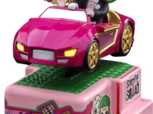 The Joker E Harley Quinn Cosrider Mini Figure With Sound And Light Up 13 Cm