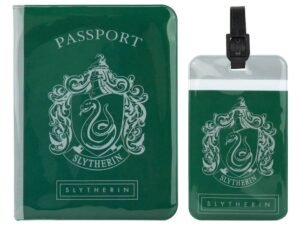 Copy Of Harry Potter Passport Case Luggage Tag Set Slytherin