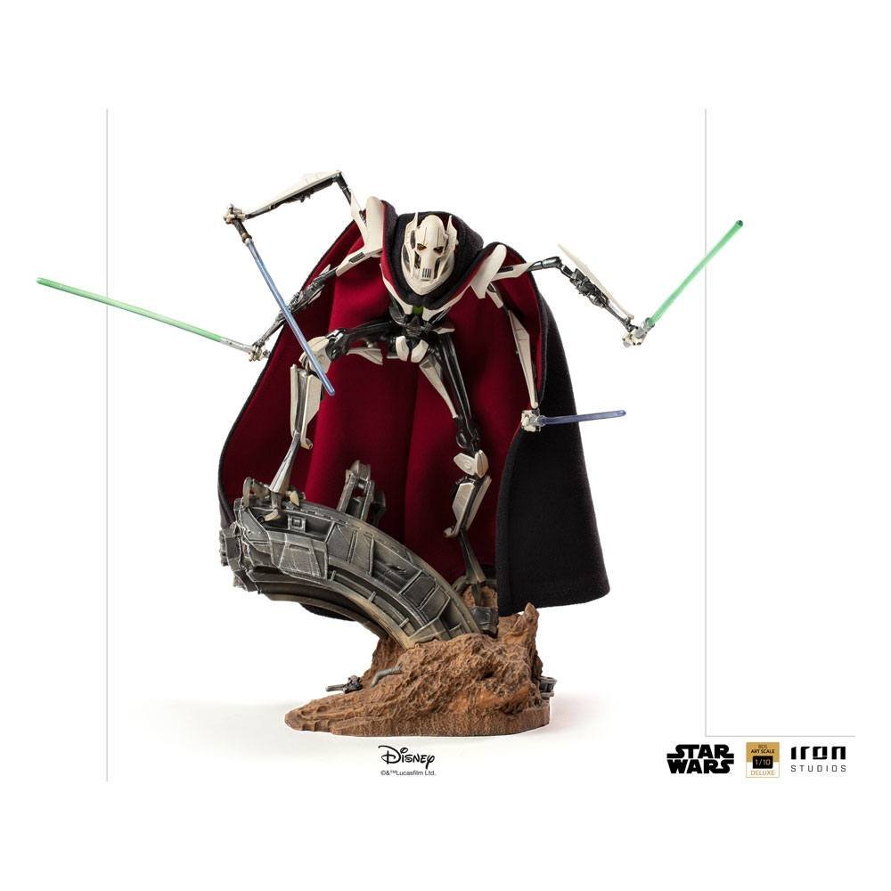 Star Wars Deluxe Bds Art Scale Statue 1 10 General Grievous 33 Cm