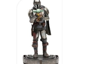 Star Wars The Mandalorian Art Scale Statue 1 10 Mandalorian Grogu 22 Cm