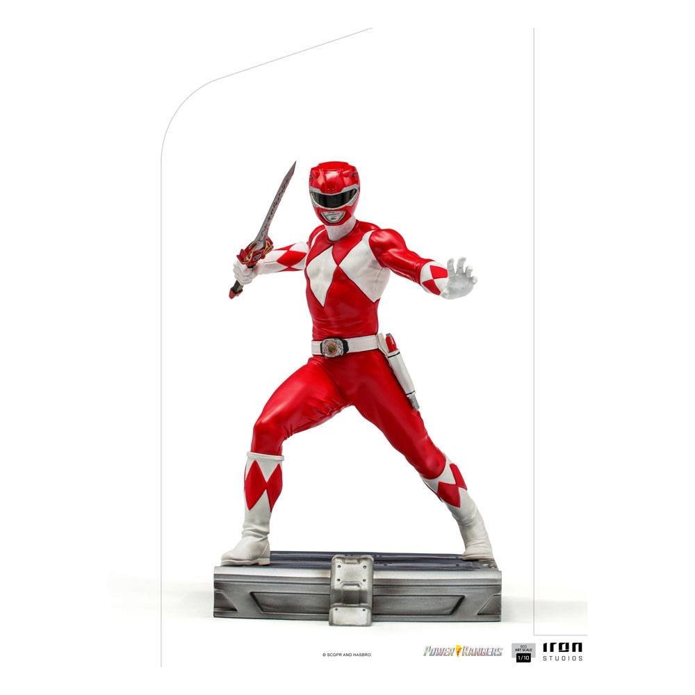 Power Rangers Bds Art Scale Statue 1 10 Red Ranger 17 Cm