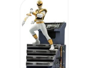 Power Rangers Bds Art Scale Statue 1 10 White Ranger 22 Cm