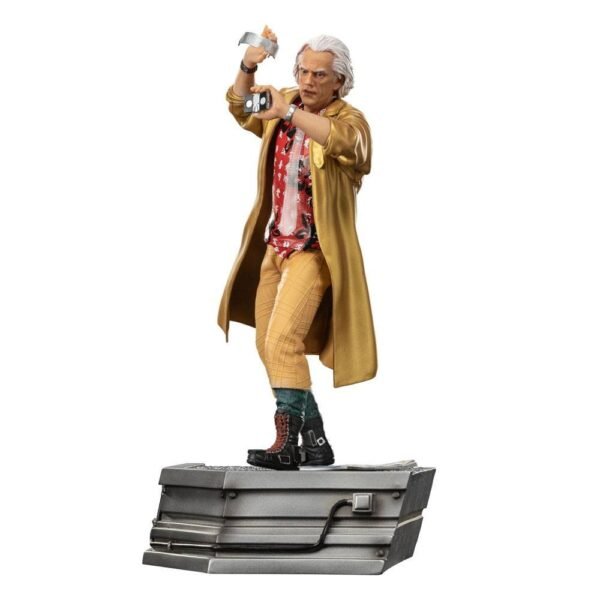 Doc Brown Back To The Future Ii Art Scale Statue 1 10 25 Cm