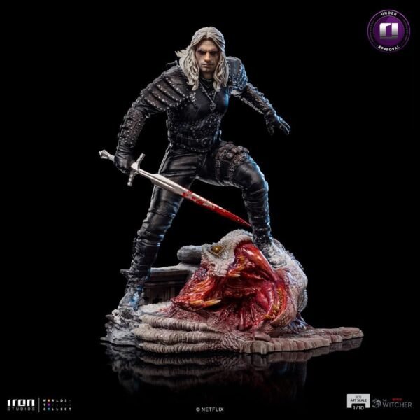 Geralt Of Riva The Witcher Bds Art Scale Statue 1 10 20 Cm