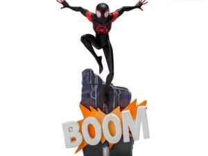 Miles Morales Statuetta Spider Man Into The Spider Verse Bds Art Scale Deluxe Statue 1 10 22 Cm Iron Studios
