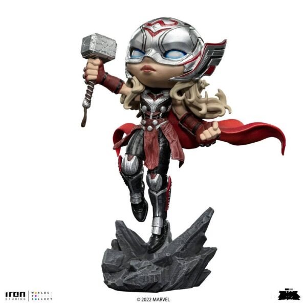 Thor Love And Thunder Mini Co Pvc Figure Mighty Thor Jane Foster 16 Cm