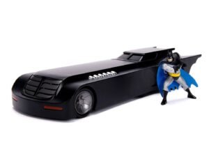 Batman Animated Series Metals Diecast Model 1 24 Batmobile With Figure Hollywood Rides